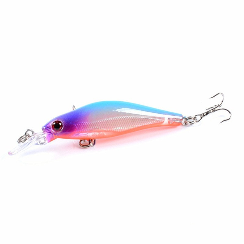 1 tk ujuv laser Minnow kalapüügi landid 8,3 cm 6,2 g Wobbler Crankbait Tackle 3D Eyes kõvast plastist sööt Bass haugi karpkala püük