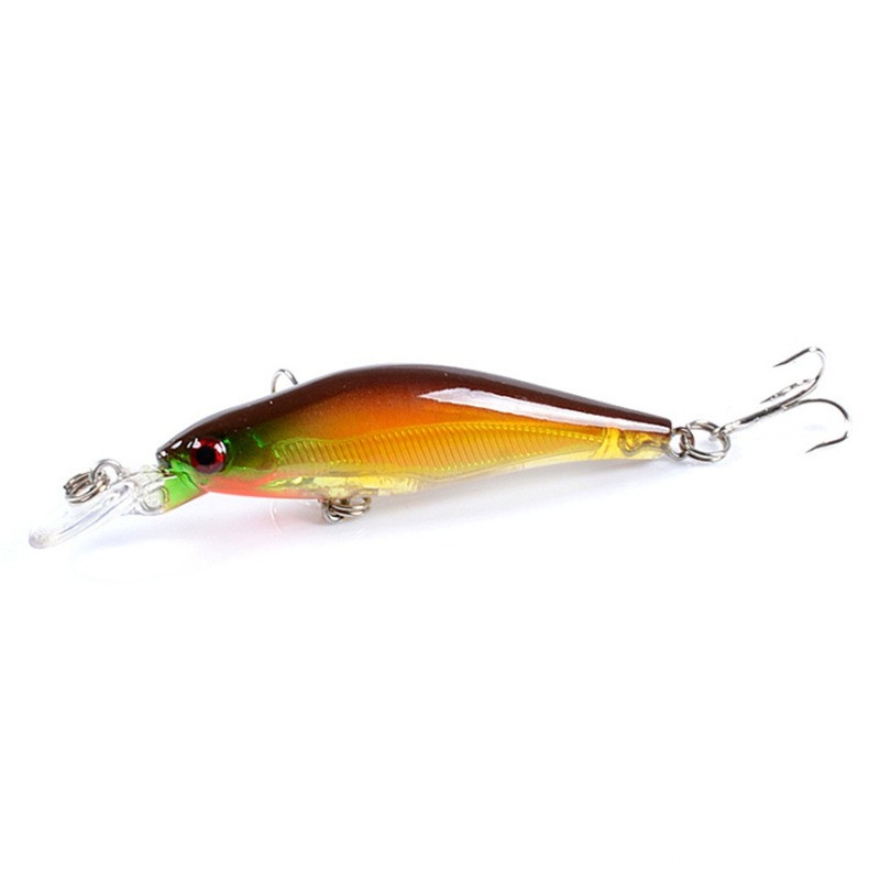 1 tk ujuv laser Minnow kalapüügi landid 8,3 cm 6,2 g Wobbler Crankbait Tackle 3D Eyes kõvast plastist sööt Bass haugi karpkala püük