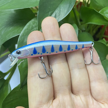 Magnetic Drive Rigge 70s Wobbler Fishing Lure for Bass Trout Floating Minnow 70mm 5,5g Hard Plastic Lures Fishing Lake Sea