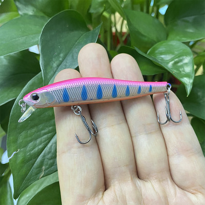 Magnetic Drive Rigge 70s Wobbler Fishing Lure for Bass Trout Floating Minnow 70mm 5,5g Hard Plastic Lures Fishing Lake Sea
