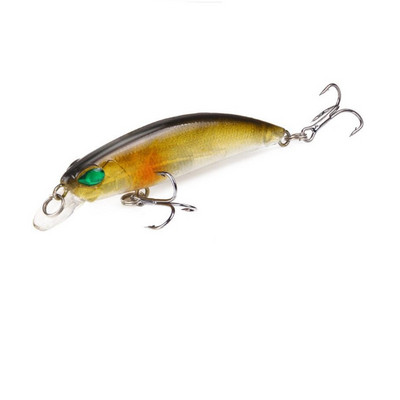 Aeglaselt uppuv Minnow püügilant 65mm 4g kunstlik Jaapani kõva söödaga haugi voblerid karpkala püüdmine