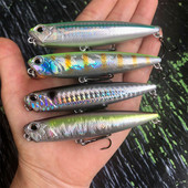 Pinnapealne pliiatslant 85mm 11g Topwater Walking the Dogs Freshwater Swimbait Fishing Vobbler haugi bassi kunstlikule kõvale söödale