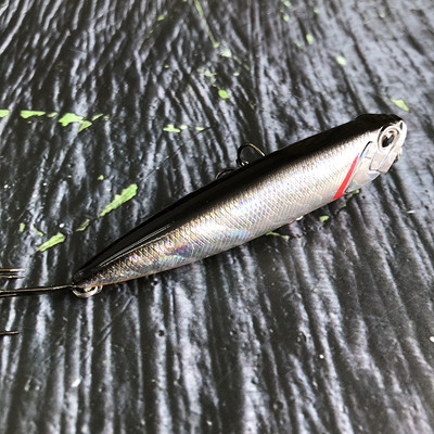 Pinnapealne pliiatslant 85mm 11g Topwater Walking the Dogs Freshwater Swimbait Fishing Vobbler haugi bassi kunstlikule kõvale söödale