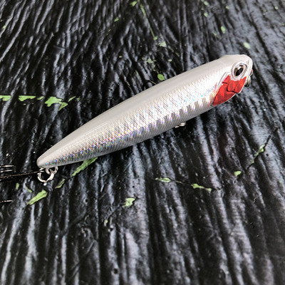 Pinnapealne pliiatslant 85mm 11g Topwater Walking the Dogs Freshwater Swimbait Fishing Vobbler haugi bassi kunstlikule kõvale söödale