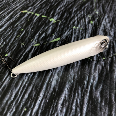 Pinnapealne pliiatslant 85mm 11g Topwater Walking the Dogs Freshwater Swimbait Fishing Vobbler haugi bassi kunstlikule kõvale söödale