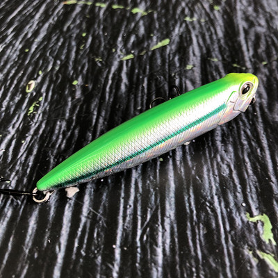 Pinnapealne pliiatslant 85mm 11g Topwater Walking the Dogs Freshwater Swimbait Fishing Vobbler haugi bassi kunstlikule kõvale söödale