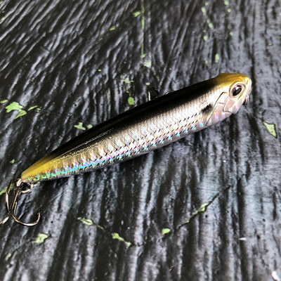 Pinnapealne pliiatslant 85mm 11g Topwater Walking the Dogs Freshwater Swimbait Fishing Vobbler haugi bassi kunstlikule kõvale söödale