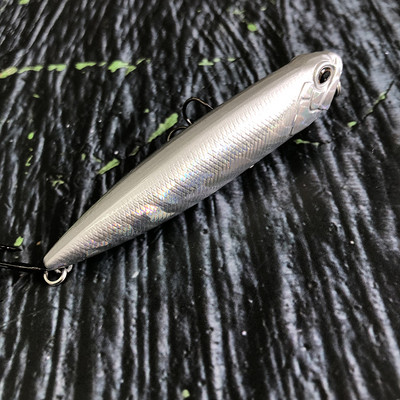 Pinnapealne pliiatslant 85mm 11g Topwater Walking the Dogs Freshwater Swimbait Fishing Vobbler haugi bassi kunstlikule kõvale söödale