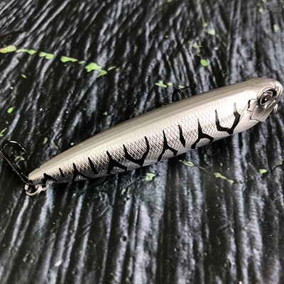 Pinnapealne pliiatslant 85mm 11g Topwater Walking the Dogs Freshwater Swimbait Fishing Vobbler haugi bassi kunstlikule kõvale söödale