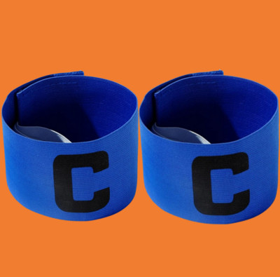 1/2Pcs Επαγγελματικό περιβραχιόνιο ποδοσφαίρου Nylon ρυθμιζόμενο ποδοσφαιρικό βραχίονα μπράτσο Leader Match Football Περιβραχιόνιο Captain Band Band