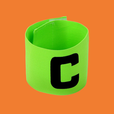 1/2Pcs Επαγγελματικό περιβραχιόνιο ποδοσφαίρου Nylon ρυθμιζόμενο ποδοσφαιρικό βραχίονα μπράτσο Leader Match Football Περιβραχιόνιο Captain Band Band