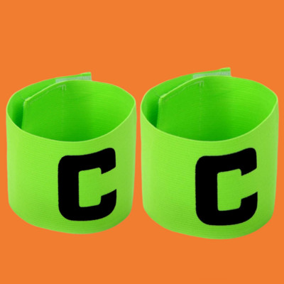 1/2Pcs Επαγγελματικό περιβραχιόνιο ποδοσφαίρου Nylon ρυθμιζόμενο ποδοσφαιρικό βραχίονα μπράτσο Leader Match Football Περιβραχιόνιο Captain Band Band