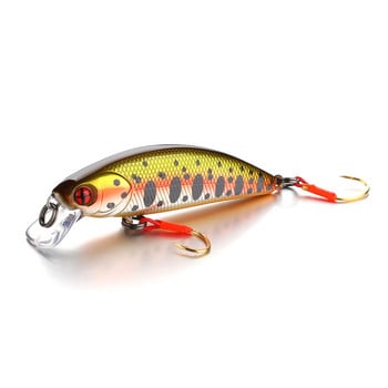 Peche Leurre LTHTUG PHOXY MINNOW HW 40S 2.6g 50S 4.5g Sinking Minnow with Assisthook Stream риболовни примамки за костур щука пъстърва