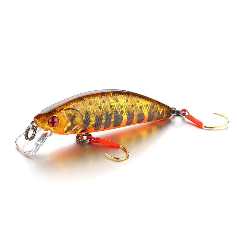 Peche Leurre LTHTUG PHOXY MINNOW HW 40S 2.6g 50S 4.5g Sinking Minnow Cu Assisthook Stream Naluci de pescuit pentru biban stiuca pastrav
