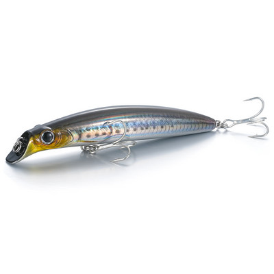 Морска плаваща риболовна примамка за плитко гмуркане Minnow Tungsten 105 mm 17,5 g Изкуствена примамка за дълъг замятане за лаврак скумрия
