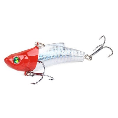 1 buc. Nalucă de pescuit cu gheață de iarnă 7cm/18g scufundare Isca artificială Rattlin vibrație VIB momeală tare Crankbait cârlige înalte