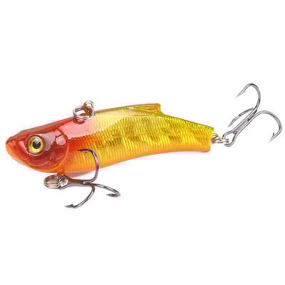 1 buc. Nalucă de pescuit cu gheață de iarnă 7cm/18g scufundare Isca artificială Rattlin vibrație VIB momeală tare Crankbait cârlige înalte