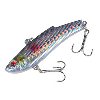 1 ΤΕΜ 7cm/20g Τεχνητό Ιαπωνικό VIB Fishing Lure Μόλυβδος μέσα σε σκληρό δόλωμα Περιστρεφόμενο δόλωμα χειμερινό θαλάσσιο ψάρεμα