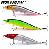 1 ks Rybárske návnady na ryby typu minnow 14g/23g Wobblery na crankbait, ostrieže 3D oči, umelá tvrdá návnada, šťuka, kapor, bas, plávajúce swimbait ryby