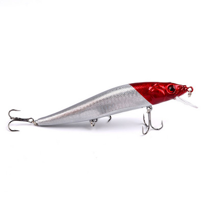 1 ks Rybárske návnady na ryby typu minnow 14g/23g Wobblery na crankbait, ostrieže 3D oči, umelá tvrdá návnada, šťuka, kapor, bas, plávajúce swimbait ryby