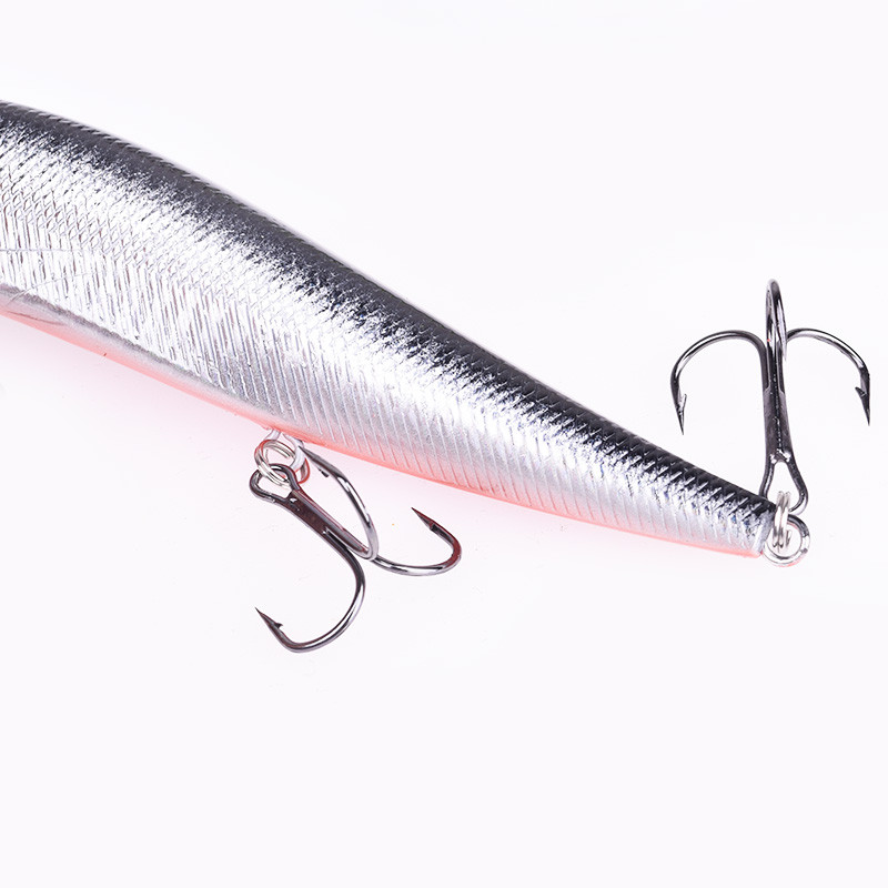 1 ks Rybárske návnady na ryby typu minnow 14g/23g Wobblery na crankbait, ostrieže 3D oči, umelá tvrdá návnada, šťuka, kapor, bas, plávajúce swimbait ryby