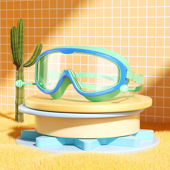 Очила за плуване с голяма рамка Гмуркане с широк изглед против замъгляване Плувна екипировка Anti-UV HD Очила за плуване за плуване