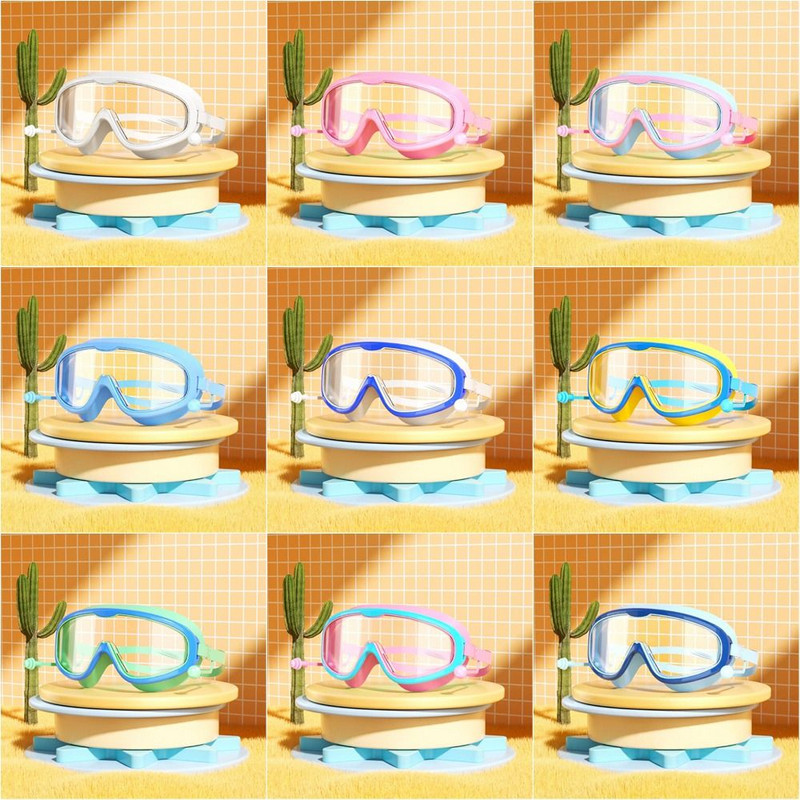 Suure raamiga ujumisprillid Sukeldumiseks laia vaatega uduvastane ujumisvarustus UV-vastane HD ujumisprillid ujumiseks