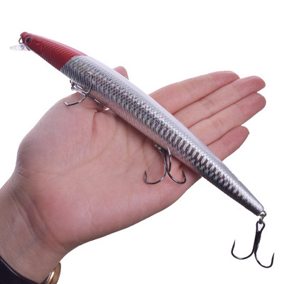 1 τεμ. Big Minnow Sea Fishing Lures 18cm 24g Trolling Wobblers Isca Plastic Artificial Hard Bait Crankbait Pesca Fishing Tackle