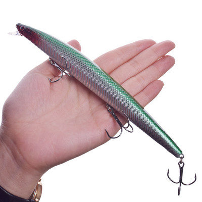 1 τεμ. Big Minnow Sea Fishing Lures 18cm 24g Trolling Wobblers Isca Plastic Artificial Hard Bait Crankbait Pesca Fishing Tackle