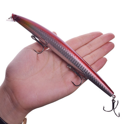 1 τεμ. Big Minnow Sea Fishing Lures 18cm 24g Trolling Wobblers Isca Plastic Artificial Hard Bait Crankbait Pesca Fishing Tackle