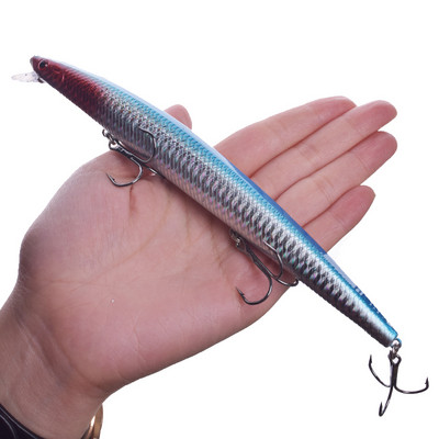 1 τεμ. Big Minnow Sea Fishing Lures 18cm 24g Trolling Wobblers Isca Plastic Artificial Hard Bait Crankbait Pesca Fishing Tackle