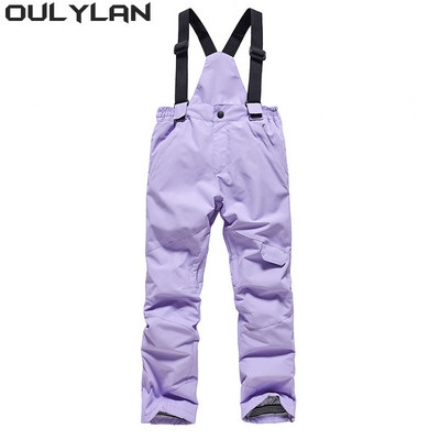 Oulyaln Outdoor Sports High Quality Windproof Waterproof Warm Snow Pants Ski Snowboarding Pants Winter Ski Pants Men and Women