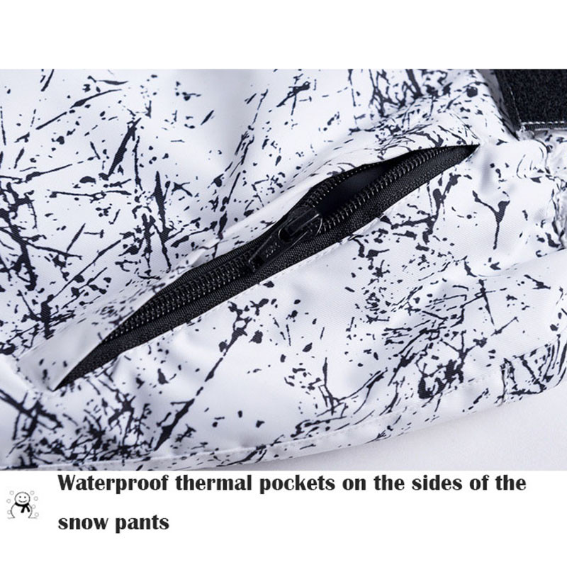 Oulyaln Outdoor Sports Aukštos kokybės, atsparus vėjui, vandeniui atsparus šiltas sniego kelnės Slidinėjimo kelnės snieglenčių sportui Žieminės slidinėjimo kelnės vyrams ir moterims