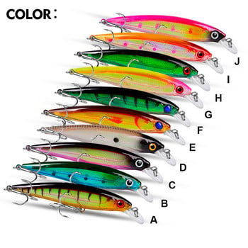 1 ΤΕΜ. Laser Minnow Fishing Lure 11CM 13G αγκίστρια pesca wobbler ψαριών μανιβέλα τεχνητό σκληρό δόλωμα Ιαπωνίας swimbait