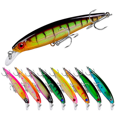 1PCS Laser Minnow Fishing Lure 11CM 13G pesca куки за риболов, воблер, принадлежности crankbait, изкуствена Япония, твърда стръв, swimbait