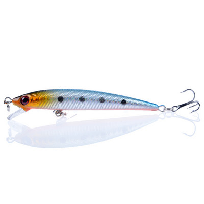 1 ΤΕΜ 9cm 6g Minnow Fishing Lures Wobbler Hard Baits Crankbaits ABS Τεχνητό δέλεαρ για Είδη ψαρέματος Bass Pike