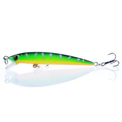 1 ΤΕΜ 9cm 6g Minnow Fishing Lures Wobbler Hard Baits Crankbaits ABS Τεχνητό δέλεαρ για Είδη ψαρέματος Bass Pike