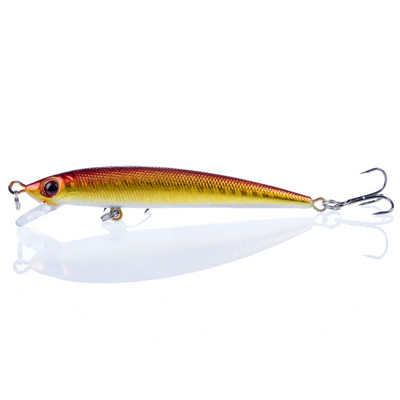 1 ΤΕΜ 9cm 6g Minnow Fishing Lures Wobbler Hard Baits Crankbaits ABS Τεχνητό δέλεαρ για Είδη ψαρέματος Bass Pike