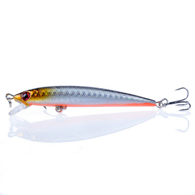 1 ΤΕΜ 9cm 6g Minnow Fishing Lures Wobbler Hard Baits Crankbaits ABS Τεχνητό δέλεαρ για Είδη ψαρέματος Bass Pike