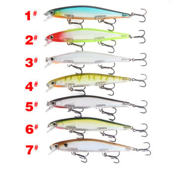 Minnow Fishing Lure Mino Baits Weights12.9g /11cm Bass Fishing Jerkbait Articulos De Pesca Isca Изкуствена фалшива риба