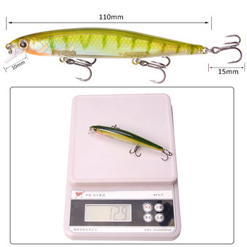 Minnow Fishing Lure Mino Baits Weights12,9g /11cm Bass Fishing Jerkbait Articulos De Pesca Isca Τεχνητά ψεύτικα ψάρια