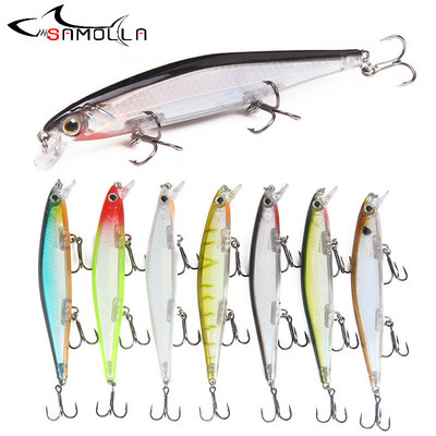 Minnow Fishing Lure Mino Baits Svari 12,9 g / 11 cm Bass Fishing Jerkbait Articulos De Pesca Isca mākslīgās viltus zivis
