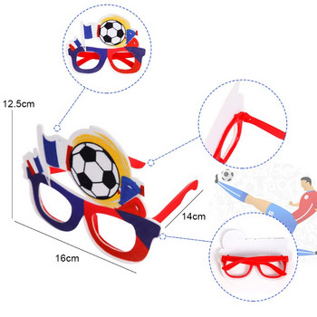Футболен шал и очила Футболен шал Двустранно отпечатан с висока разделителна способност Наситени цветове Декоративен реквизит