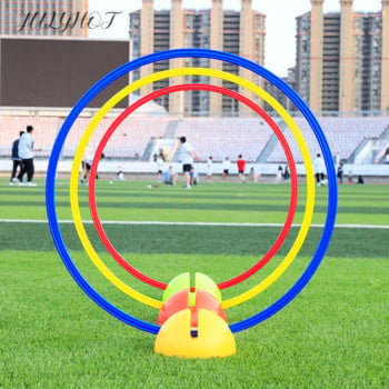 Δαχτυλίδι προπόνησης ποδοσφαίρου 30 cm 40 cm Round Speed Agility Training Ring Soccer Speed Agility Training Ring Gym Sports Agility Ring