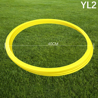 Δαχτυλίδι προπόνησης ποδοσφαίρου 30 cm 40 cm Round Speed Agility Training Ring Soccer Speed Agility Training Ring Gym Sports Agility Ring