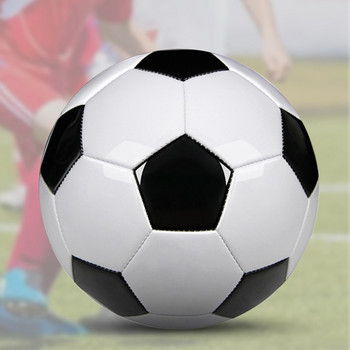 Размер 5 Професионални тренировъчни футболни топки PU кожа Черно-бели футболни футболни топки Тренировъчни топки за гол отбор Atch