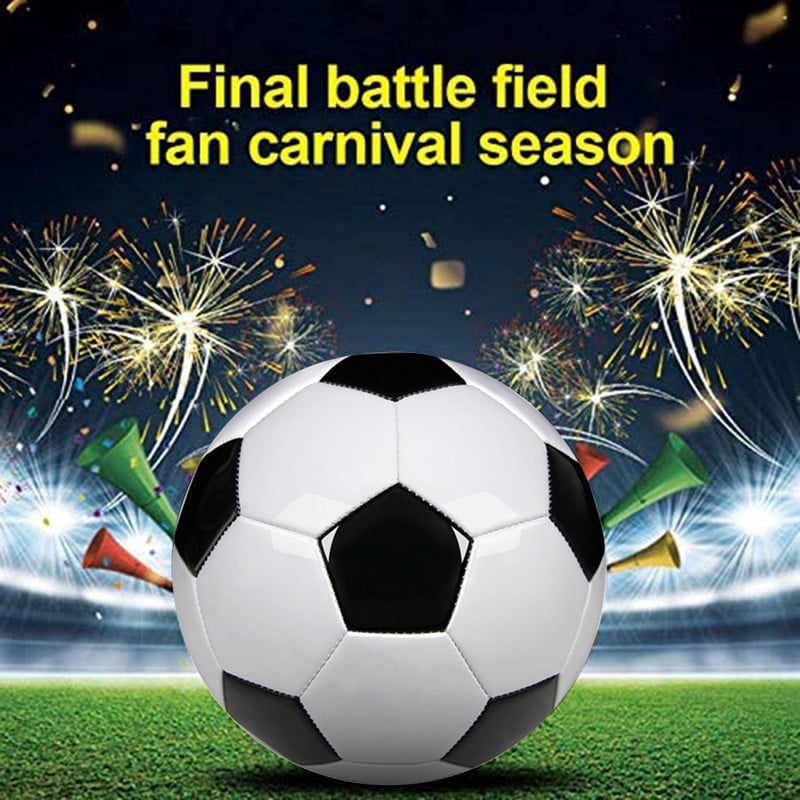 5 dydis Profesionalūs treniruočių futbolo kamuoliai iš poliuretano odos juoda balta futbolo futbolo kamuoliai įvarčio komandos treniruočių kamuoliai