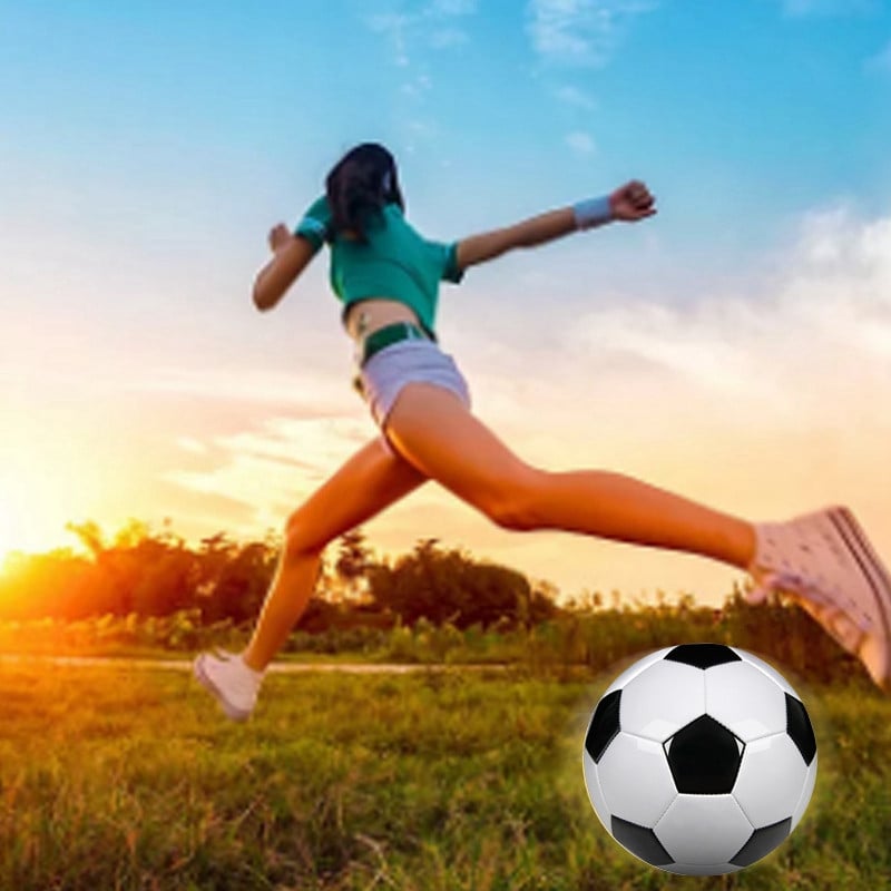 5 dydis Profesionalūs treniruočių futbolo kamuoliai iš poliuretano odos juoda balta futbolo futbolo kamuoliai įvarčio komandos treniruočių kamuoliai