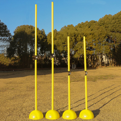 2 bucăți ajutoare pentru antrenament fotbal stâlpi pentru tije de fotbal stâlp de semnalizare instrument de agilitate pentru obstacole