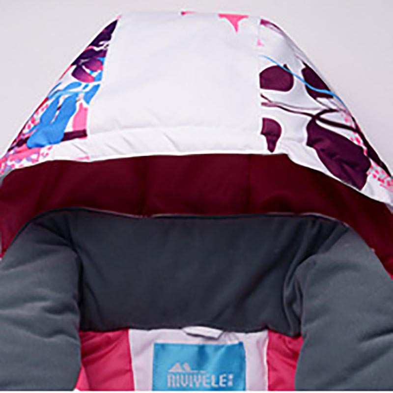 Uus välitalispordi suusajope naiste paksuse kapuutsiga lahtine lumelauajakk, tuulekindel lumejakk -30 ℃ soe